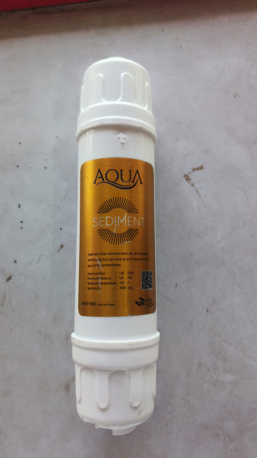 Aqua Sediment Filter — Aqua Sediment RO spare part
