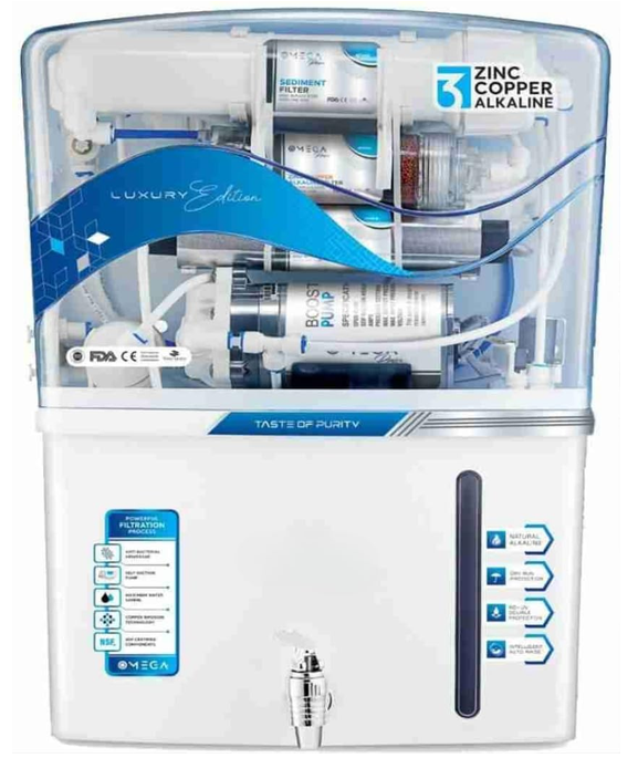 Water Purifier with RO + UF + UV + TDS Control, 12 Litre Storage Tank, Fully Automatic (Design 5) — Design 5 12 L RO + UF + UV + TDS RO water purifier